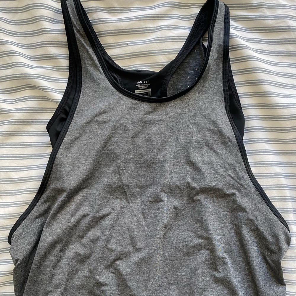 Nike tank top with built in bra size S